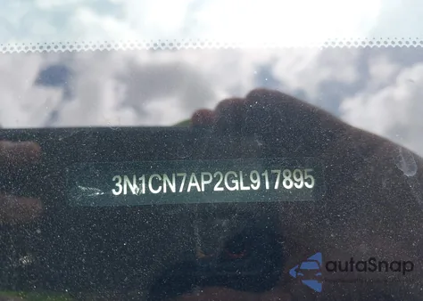 2016 Nissan Versa 1.6 Sv из США, поврежденный, VIN 3N1CN7AP2GL917895